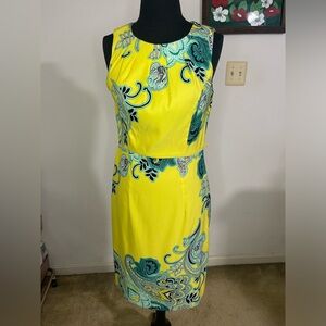 Dress Barn Yellow Floral Dress